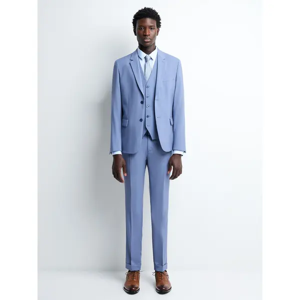 Pantalon de costume 100% en laine