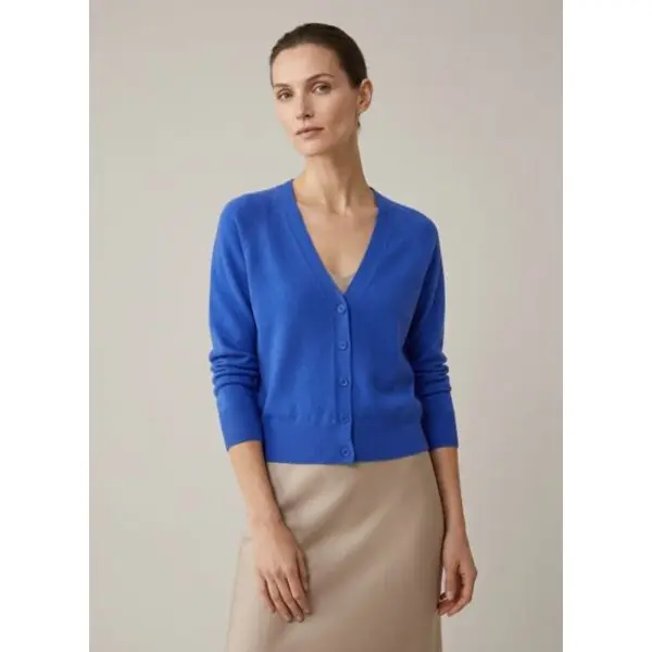 Gilet clarisse - femme - bleu pigment - Bompard