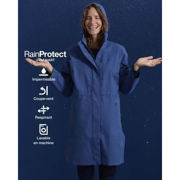 Parka longue RainProtect by Damart