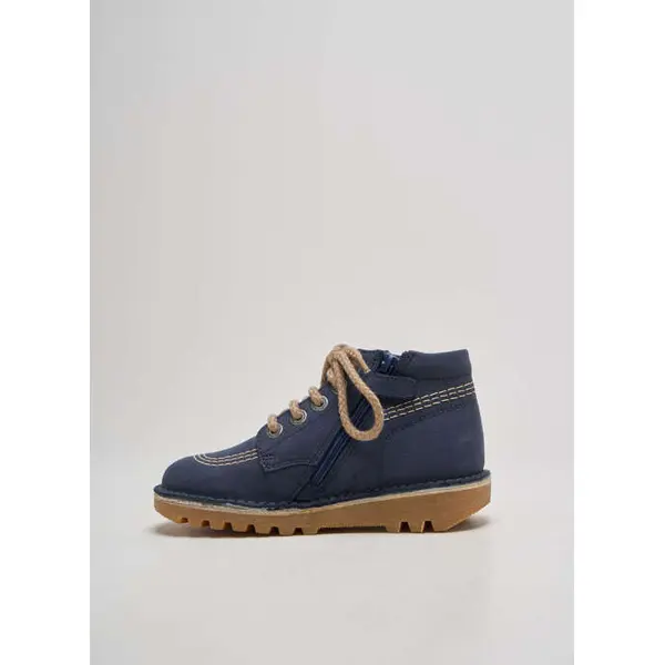 Bottines/boots Kickers Bleu Bout Rond
