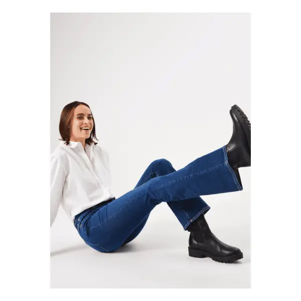 Women jeans celia flared fit blue - Garcia