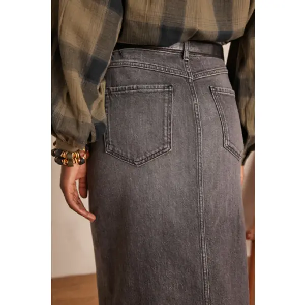 Jupe denim BIRDY en coton - Maison 123 Corbeil