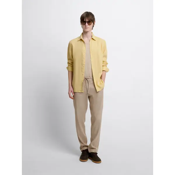 Chemise slim en lin