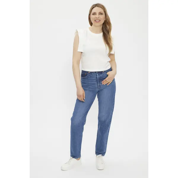 T-shirt fantaisie blanc sans manches