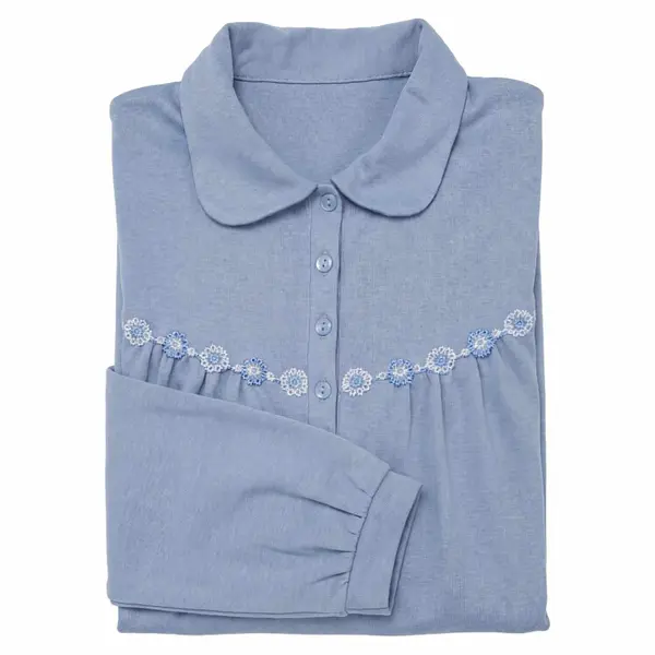 Chemise de nuit coton Bleuet