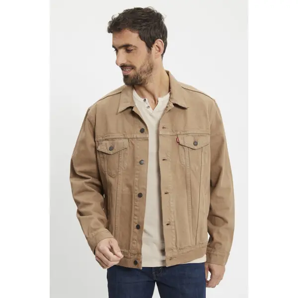 Veste Trucker marron