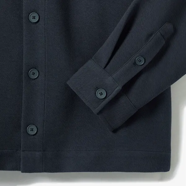Surchemise twill col français