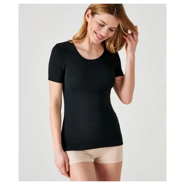 T-shirt manches courtes fine côte Thermolactyl