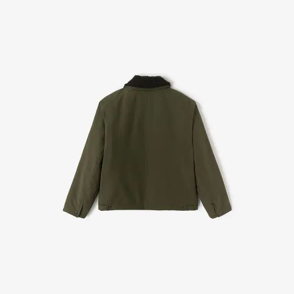 Blouson col chemise en sherpa amovible