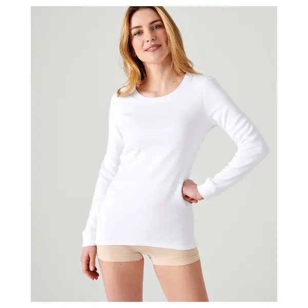 T-shirt femme Thermolactyl manches longues, molleton gratté