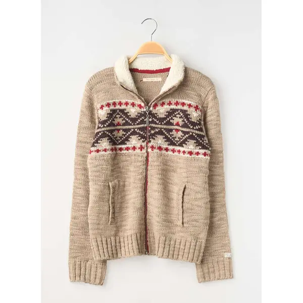 Gilet Manches Longues Teddy Smith Beige