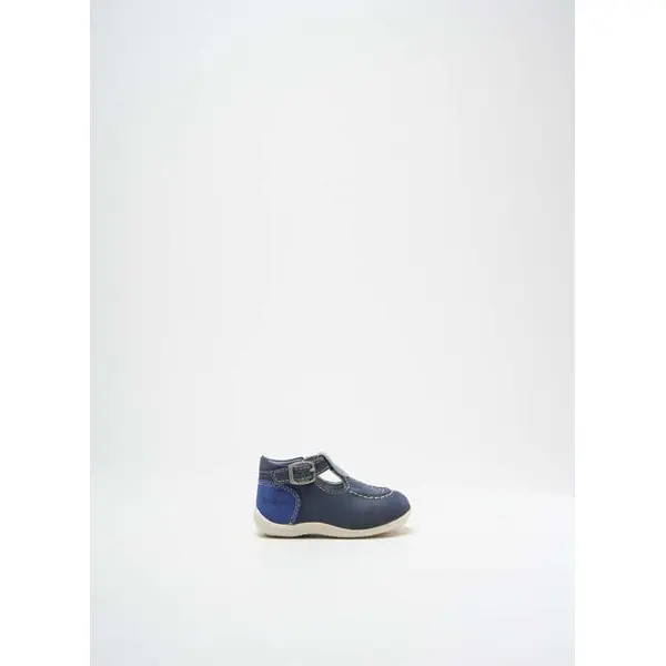 Sandales/nu Pieds Kickers Bleu Bout Rond