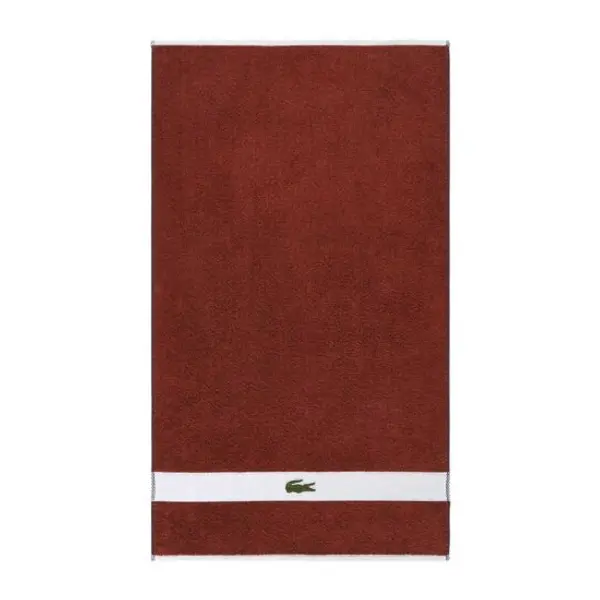 Lacoste - serviette de toilette en coton 450 g/m², l casual - Yves Delorme
