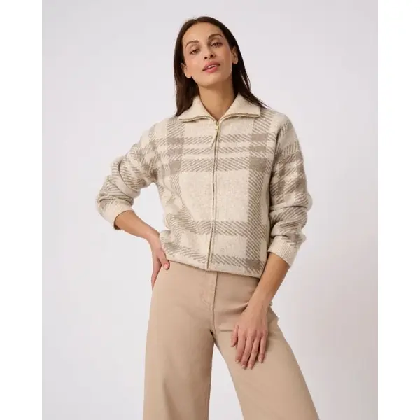 Gilet zippé maille jacquard Thermolactyl