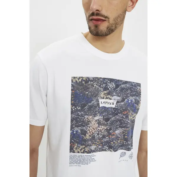 T-shirt blanc imprimé