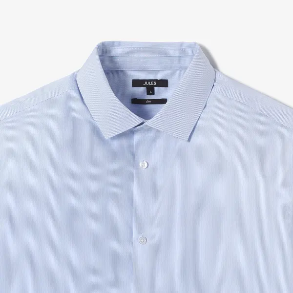 Chemise sans repassage rayée slim