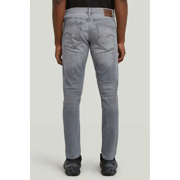 Jeans 3301 slim gris denim