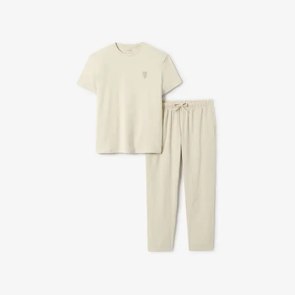 Ensemble pyjama avec broderie