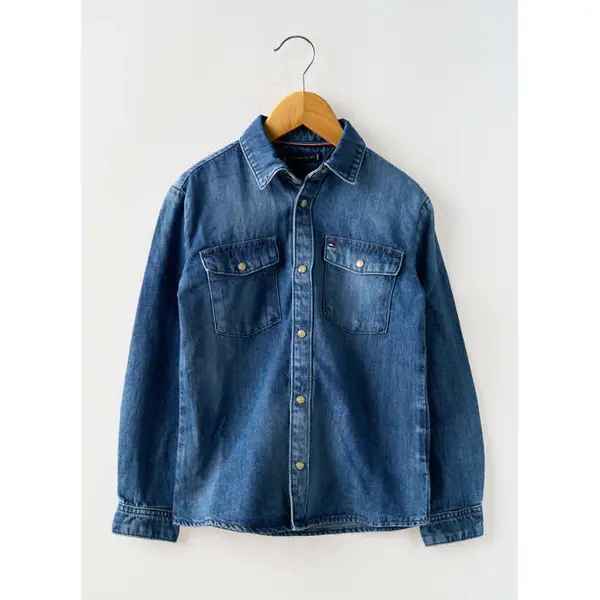 Chemise Manches Longues Tommy Hilfiger Bleu
