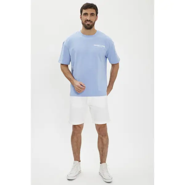 T-shirt Member's club bleu