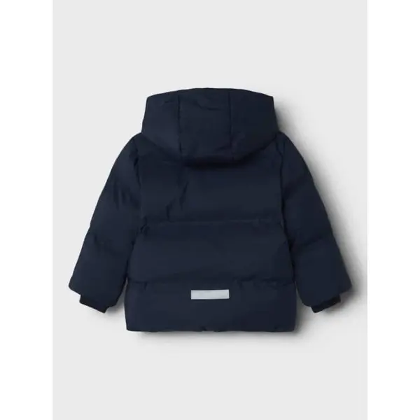 Doudoune bleue matelassée à capuche déperlante Name It – Garçon 18 mois à 6 ans