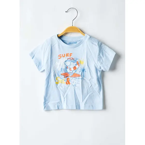 T-shirt Mayoral Bleu Manches Courtes
