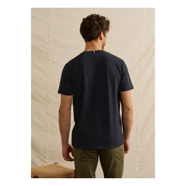 T-shirt col rond bleu marine - Faguo Outlet