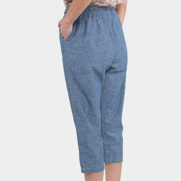 Pantacourt denim confort