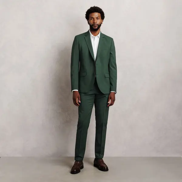 Costume 2 pièces slim bi-stretch - Vert