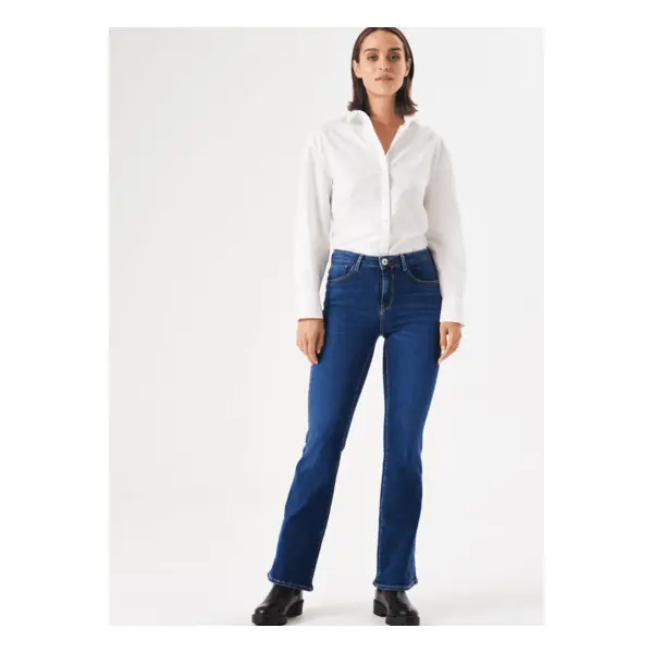 Women jeans celia flared fit blue - Garcia