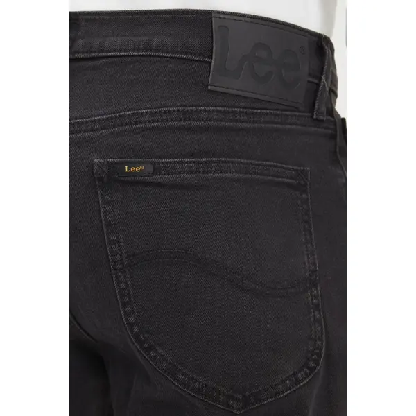 Jeans relaxed west noir délavé
