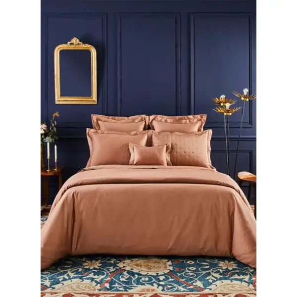 Yves delorme - housse de couette en satin gris, triomphe - Yves Delorme