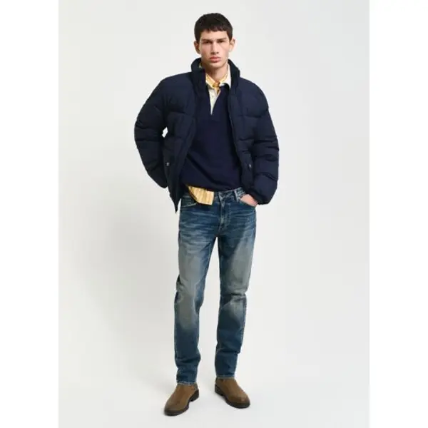 Doudoune mi-longue en duvet - Gant Outlet