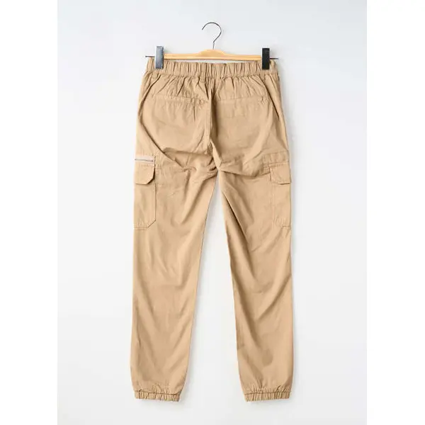 Pantalon Cargo Garcia Beige Taille Ajustable