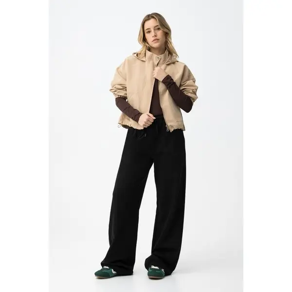 Pantalon jogging noir femme Tiffosi – Coupe droite confortable XXS à L