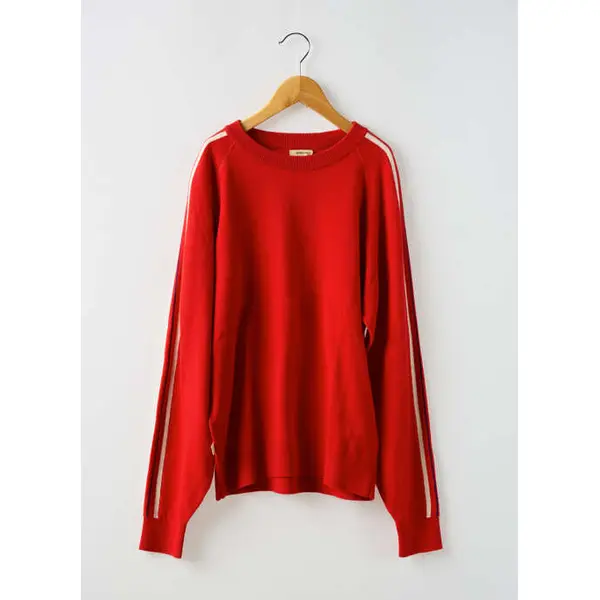 Pull Bellerose Rouge Manches Longues