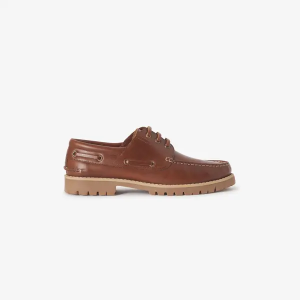 Mocassins en cuir semelle crantée