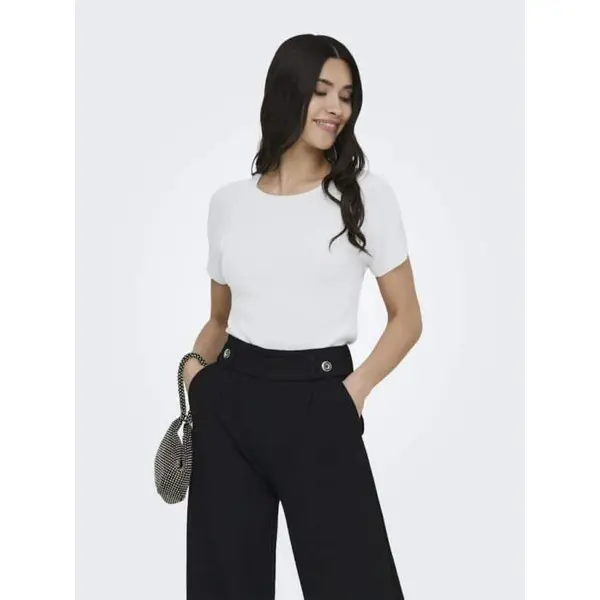 T-shirt femme en Maille Grise Brillante JDY