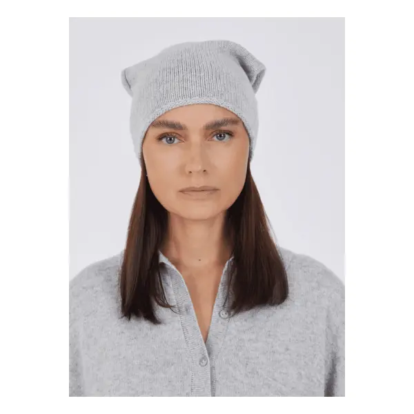 Bonnet cachemire ines acier - Notshy