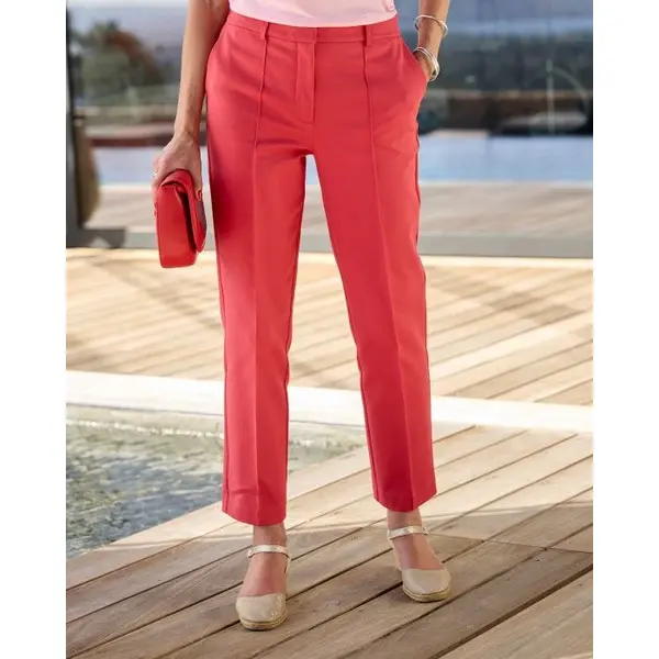 Pantalon 7/8ème satin de coton