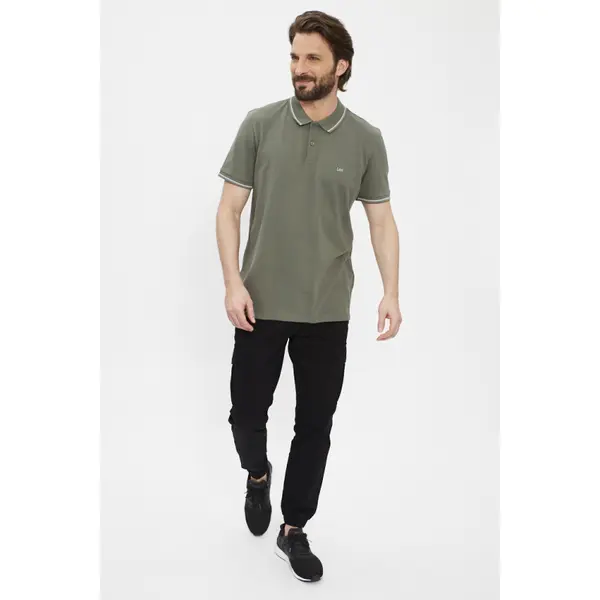 Polo regular fit kaki