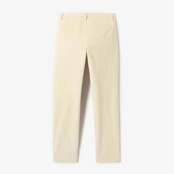 Pantalon chino straight en velours