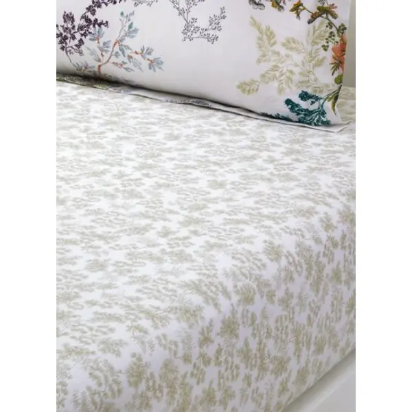 Yves Delorme - Drap housse en batiste de coton bleu, Naïades - Yves Delorme