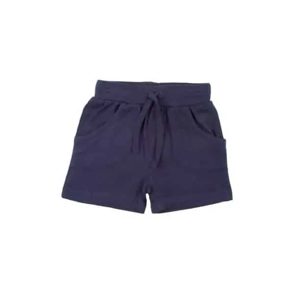 SHORT BLEU EN COTON BÉBÉ GARCON 3M-18M BABYBOL