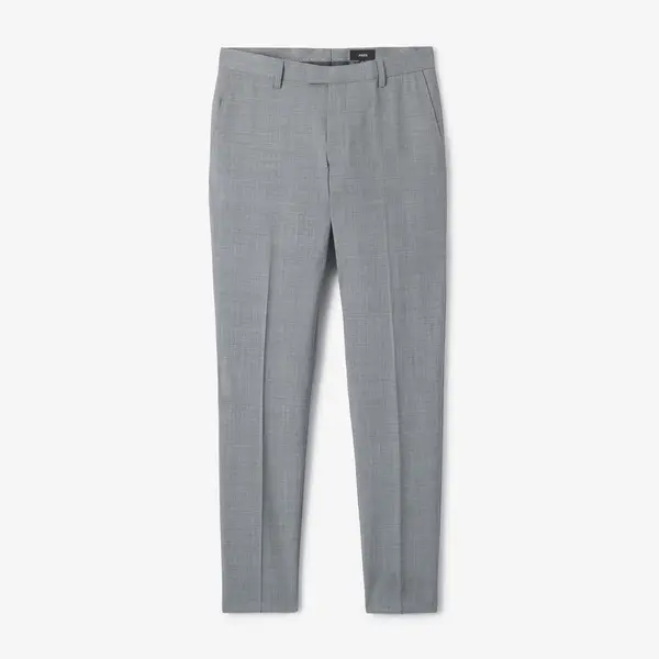 Costume 2 pièces slim 100% laine italienne - Gris clair