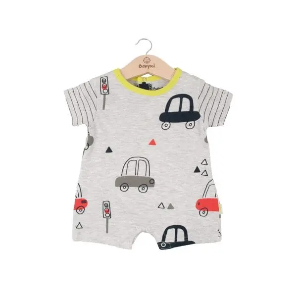 COMBISHORT GARCON COTON VOITURE