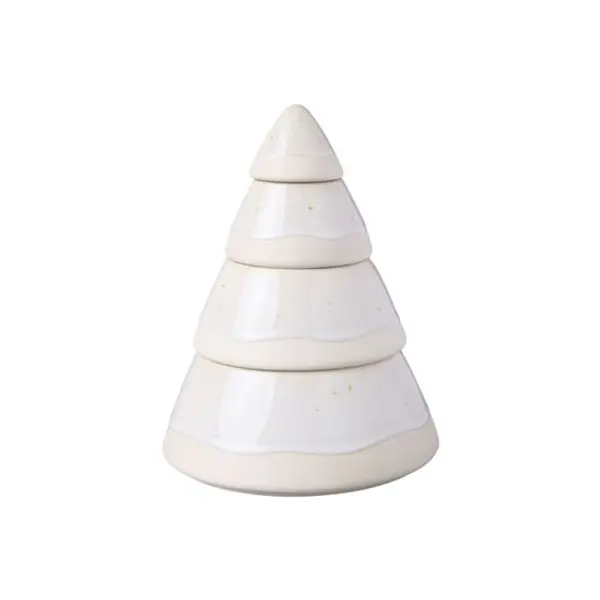 Winter Glow - Boîte à biscuits, blanche, en porcelaine - Villeroy & Boch