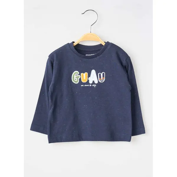T-shirt Mayoral Bleu Manches Longues