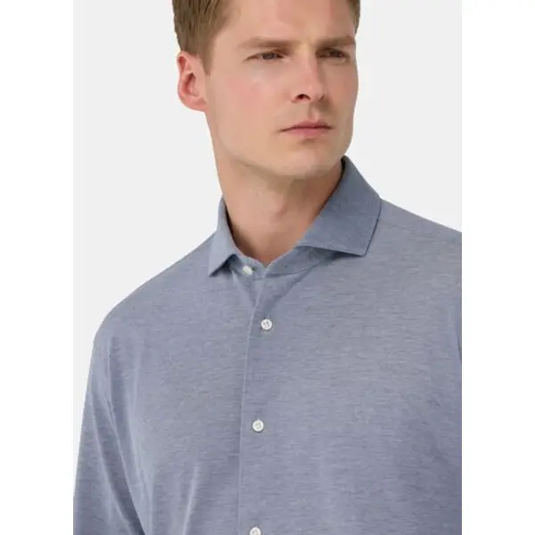 Polo chemise en piqué regular fit - Boggi milano