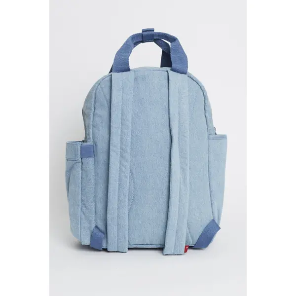 Sac à dos rond L-Pack bleu denim